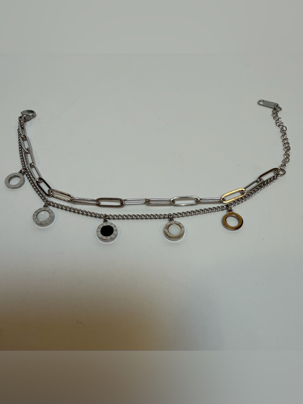 Double Silver Bracelet NWOT